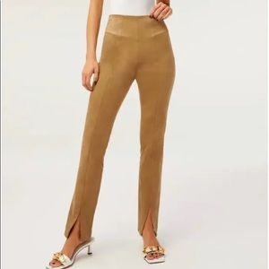 Good American Suede Faux Pants NEW